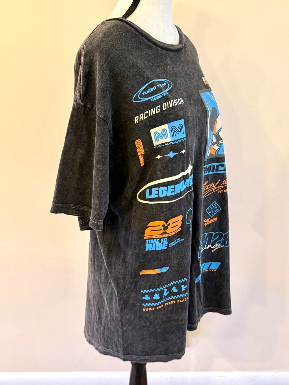 Disney Mickey Mouse Graphic Tee — Black - Size Large - Picture 6 of 6